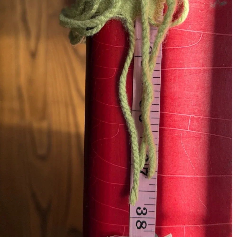 Italy Design Cashmere Blend Fringe Scarf Womens Green Apple Chartreuse Luxury